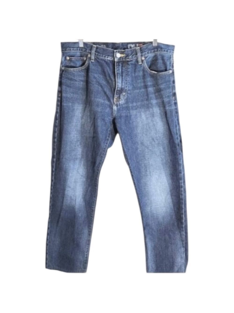 DH3 Slim Tapered Men’s Jeans 38x30 Dark Wash Modern Spring Denim